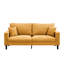 Canapé 74 po à haute résilience 74 po, coussin en éponge confortable, cadre en bois pour la décoration intérieure - chambre orange, bureau, base, salon, appartement-1661060701