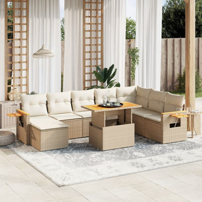Ensemble de canapé de jardin Vidaxl