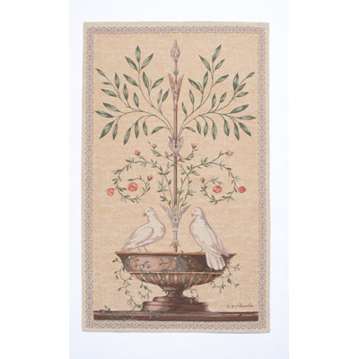 Fountain Doves Tapestry
