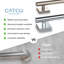 Barre d'appui murale en acier inoxydable Elevate, barre de sécurité conforme à l'ADA-20857947-20875277
