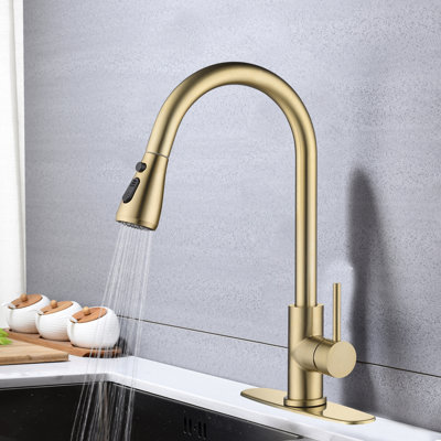 Pull Out Touchless Single Handle Kitchen Faucet -  Naiyafly, YXCABTH-4003LSJ-191