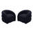 Aunna Upholstered Modern-style Swivel Barrel Accent Chair Full Assembled-1004717473