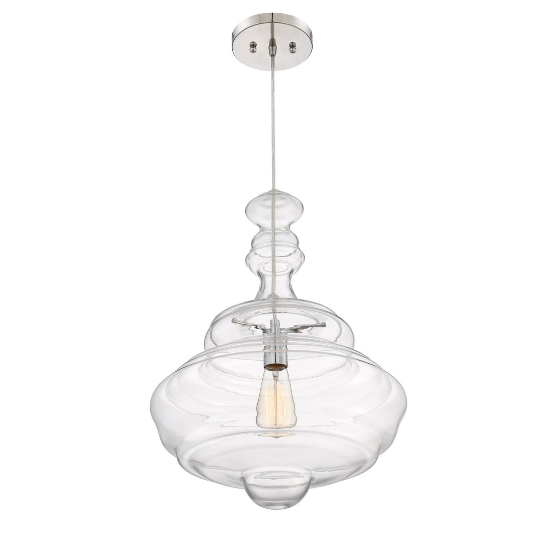 1 - Light Single Geometric Pendant Union Rustic 