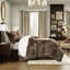 Édredon rouge très grand - Collection 4 pièces avec édredon, 2 taies décoratives avec fermetures à glissière cachées et ouate de soutien, microfibre, durabilité améliorée avec garniture décorative en ouate, lustre doux et luxueux, 2022