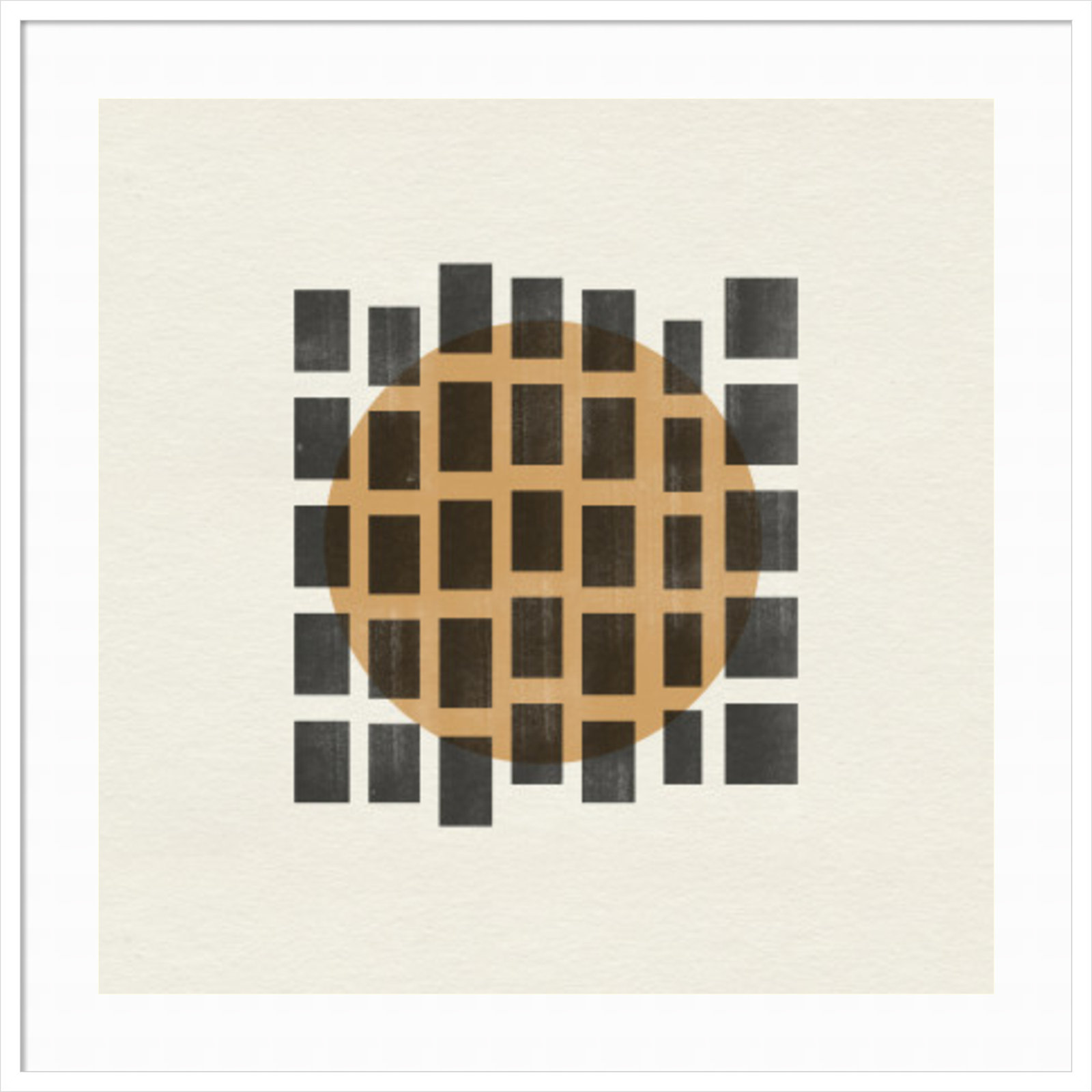 Giese "Paper Object No. 8" Print, White, 41" H x 41" W