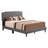 Upholstered Bed Frame With Button Tufted Headboard-924990505-924990501