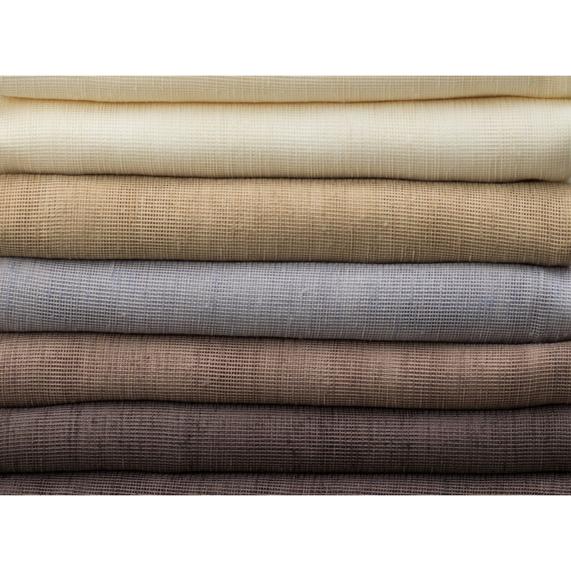 Belarmino Semi Sheer Curtain Single Panel, 54" x 108", Coffee