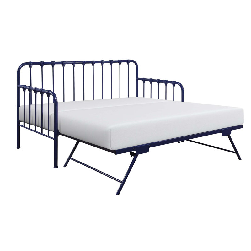 Méridienne avec lit gigogne relevable 1pc, Marine