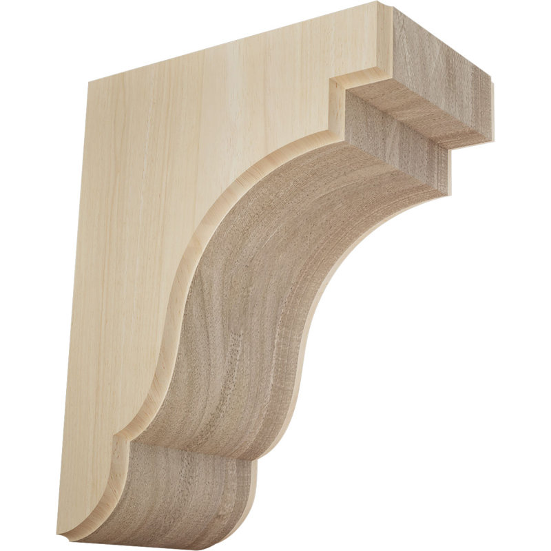 Support Bedford, Hévéa, 5,25 po X P 8,5 po X P 11 po H
