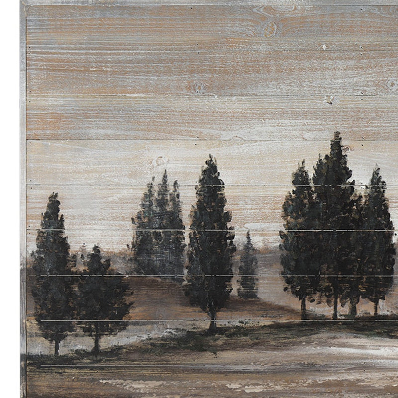 «Cypress toscan», art mural non encadré