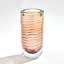 Spiraled Handmade Glass Table Vase