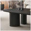 Table basse en panneau de fibres à densité moyenne avec finition en placage de frêne pour le salon, style rustique campagnard, design durable et spacieux