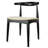 Clouser Faunsdale Dining Chair - Upholstered Fabric Slat Back Side Chair with Cushion Seat - Kitchen & Home Accent Chair-743061655-781262804