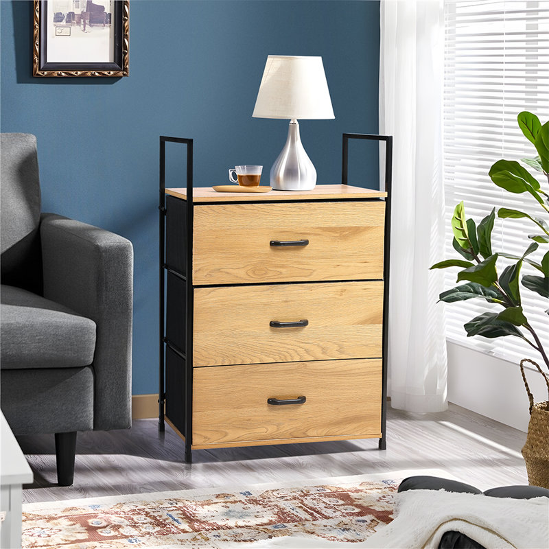 Manufactured Wood, Steel, Canvas Rectangle Accent Cabinet