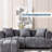 86.61'' W Upholstered Sofa with Ottoman-1481114843
