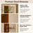 Light Coffee LED Wall Decor with Hydroponic Vase, Rabbit Accent, and Layered Botanical Design