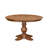 7-Piece Modern Dining Set with Polyester Fabric 6 Light Beige Kitchen chairs, Button-Tufted Backs, and a 48"Round Breakfast Table in Antique Walnut Finish.-2116466199