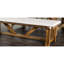 Banc rembourré rustique avec finition brune et blanche, base en tréteaux, 59,5 pouces de large pour le banc de décoration de salle à manger, coussin en tissu sur l 59,5 po, complément