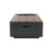 Bujar Rectangle Concrete Propane Smokeless Fire Pit