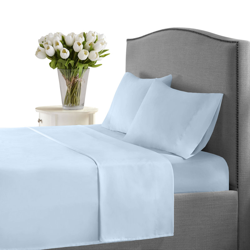 Monte Carlo Egyptian Cotton Sheet Set, Blue, California King