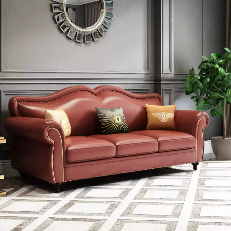 Simple And Creative Sofa, Red