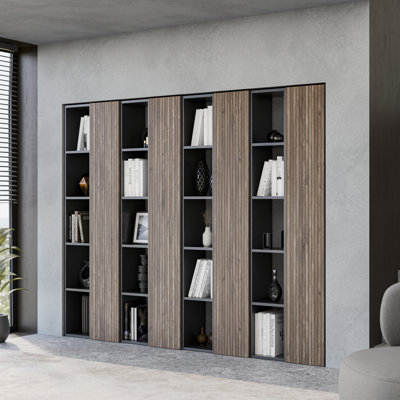 Oslo 182cm H x 224cm W Library Bookcase