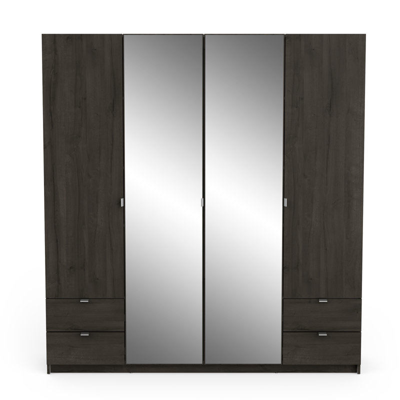 Birkan 2 Door Manufactured Wood Wardrobe