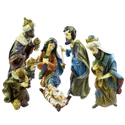 24" 7pc Outdoor Nativity Set