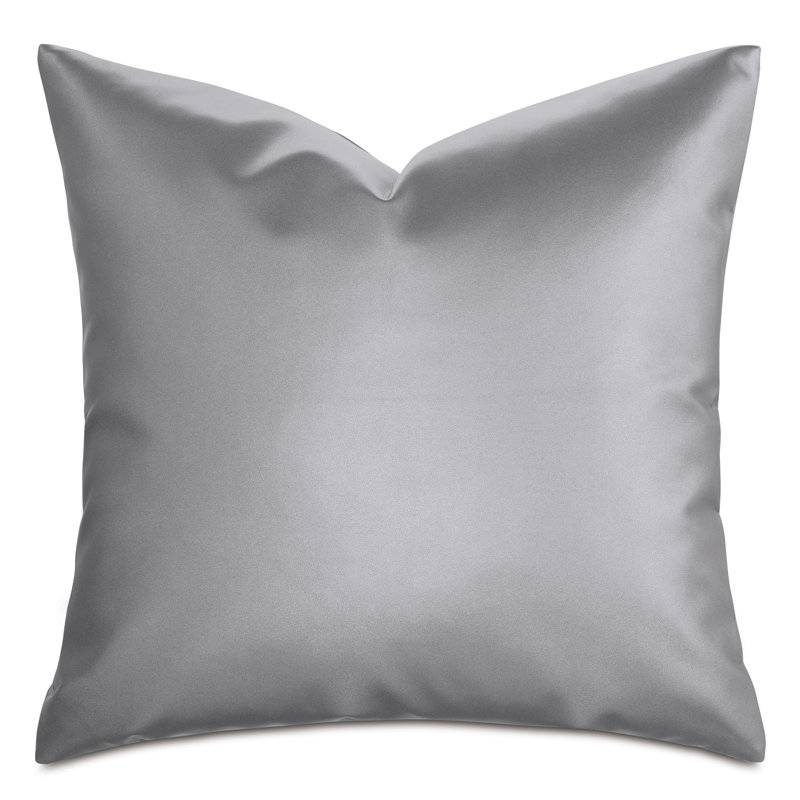 Housse de coussin en cuir Klein Klein, Acier, H 24 po x l 24 po