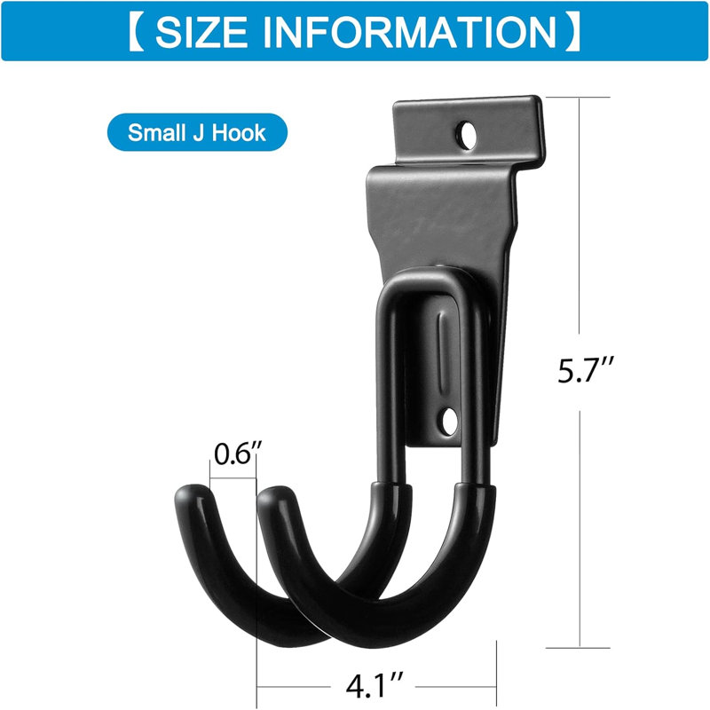 12Pack Slatwall Hooks