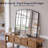 Arch Window Pane Mirror With Metal Frame-1846796165