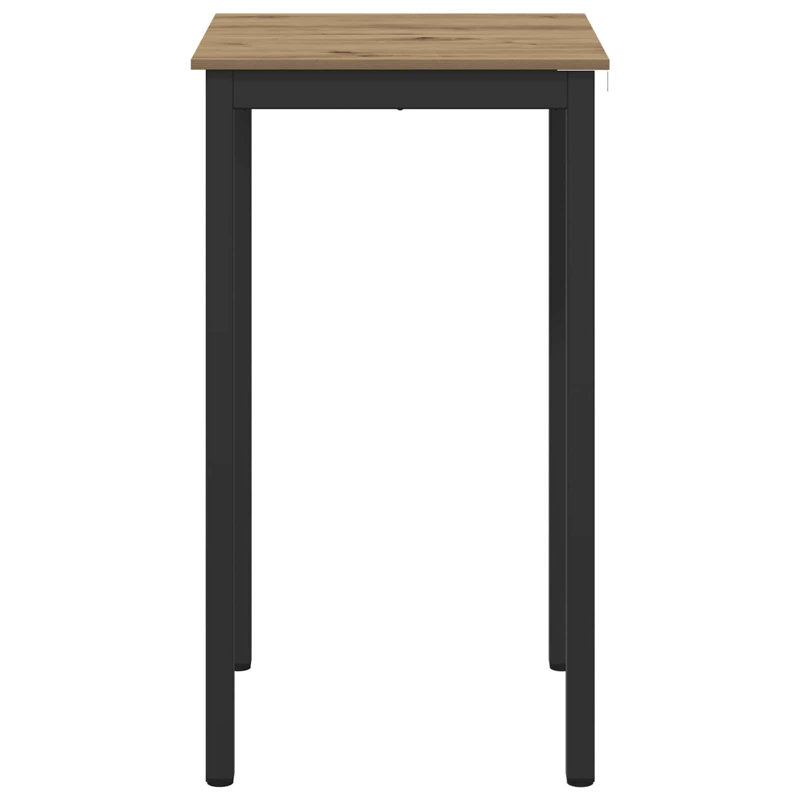 Standing Bar Table Engineered Wood, Light Brown, 105cmH x 60cmL x 60cmW