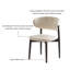 Chaises de salle à manger rembourrées en bois massif de style Mid-Century beige, aucune chaise d'appoint requise pour la salle à manger-1144640660-1145256040