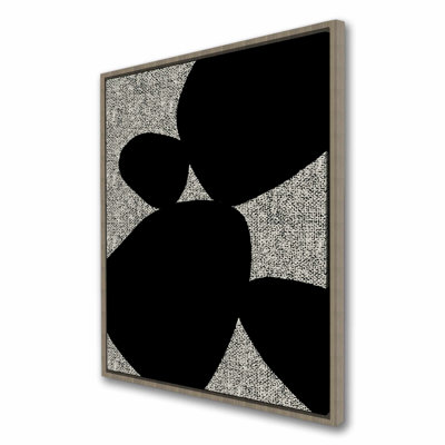 Toile blanche à motif de couvre-lit | Art mural Home Decor