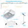 4 Inch 8W LED RGBCW Smart Recessed Lighting, Alexa/Google/Siri Compatible