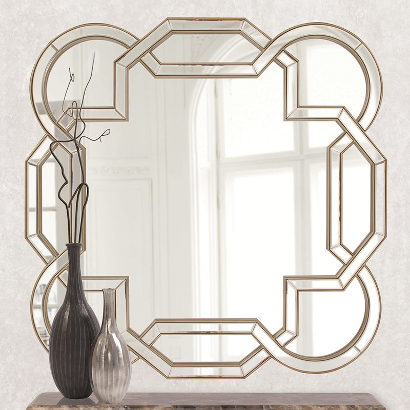 Aleena Scalloped Beveled Wall Mirror