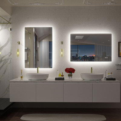 UL Certified LED Anti-Fog Tempered Glass Bathroom/Vanity Mirror - Basics by Wayfair™
