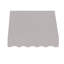 Auvent fixe Awntech San Francisco, 133 cm x 79 cm x 61 cm, sac en toile de jute-28213233-111709826