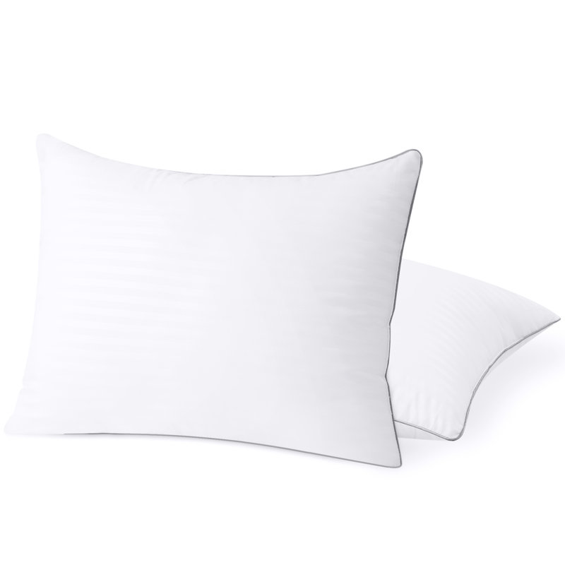 Oreiller moyen en fibre de gel (ensemble de 2), Roi