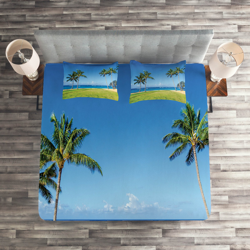 Bunny Coastal Polyester Coverlet