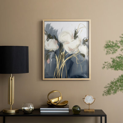 Reproduction encadrée FLORAL Series DCLxxix - bois massif