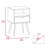 1-Drawer 1-Shelf Nightstand-950405060