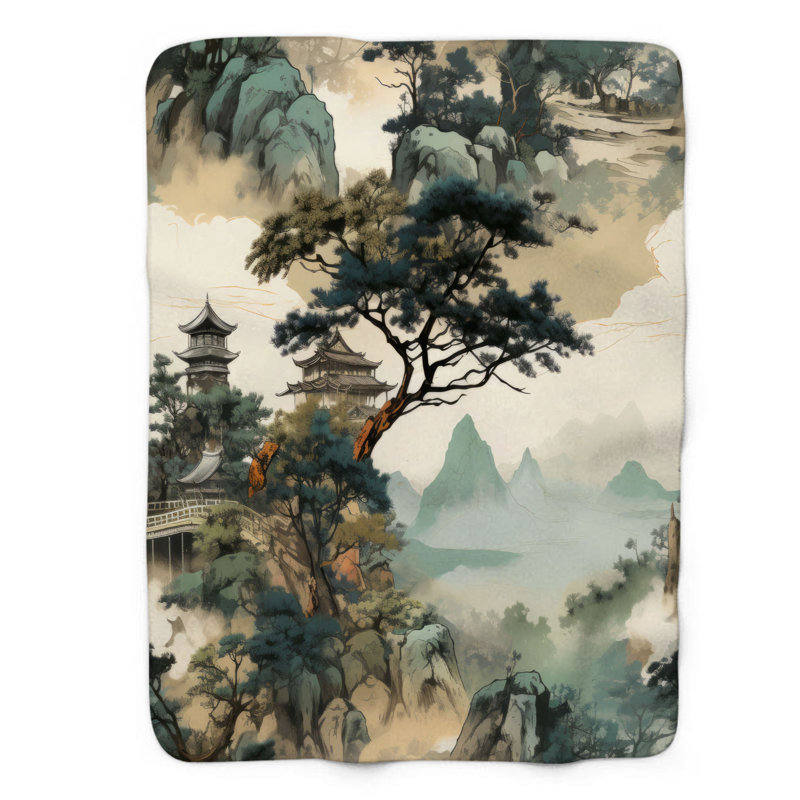 Ancestral Woods - 1 pièce Sherpa Premium, Lit simple