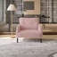 Fauteuil d'appoint en velours côtelé-1420156177