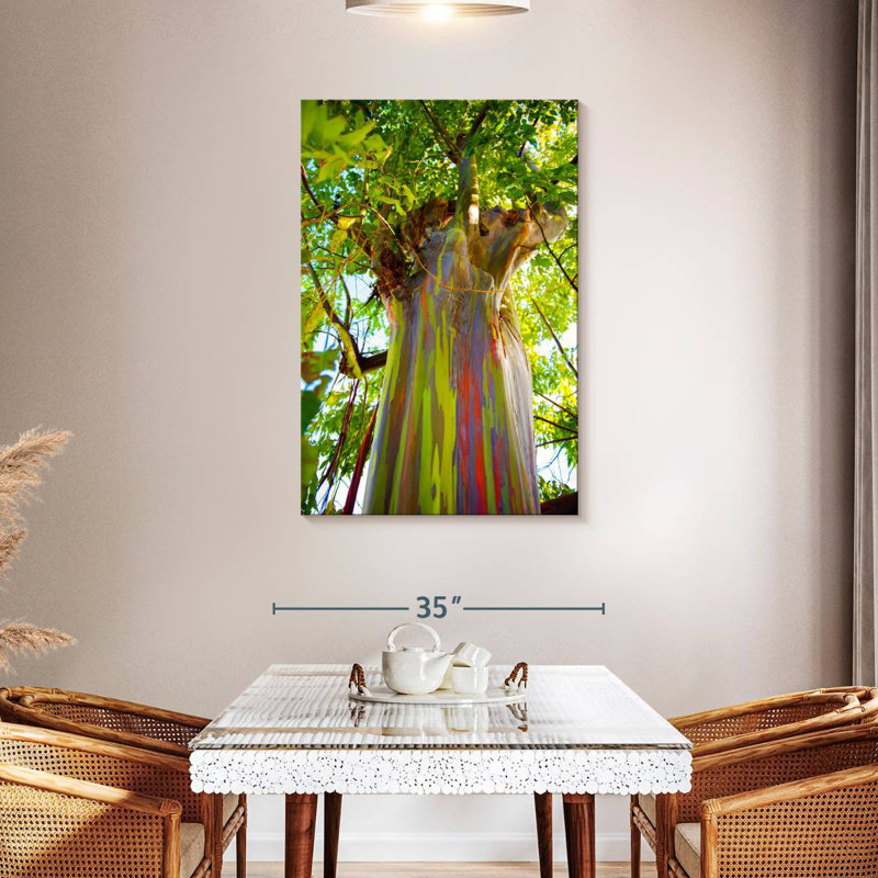 Harnek Rainbow Tree Trunk, 45" H x 30" W