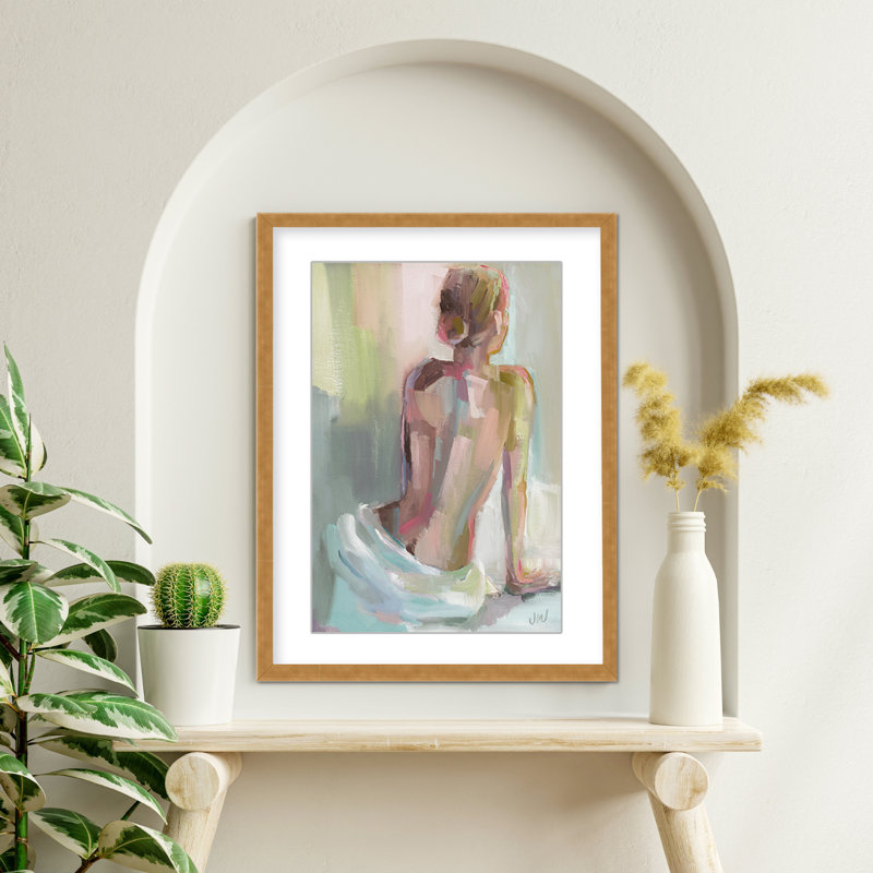 Classic Elegance Grace In Pose: A Portrait Of Feminine Elegance, 48" H x 32" W