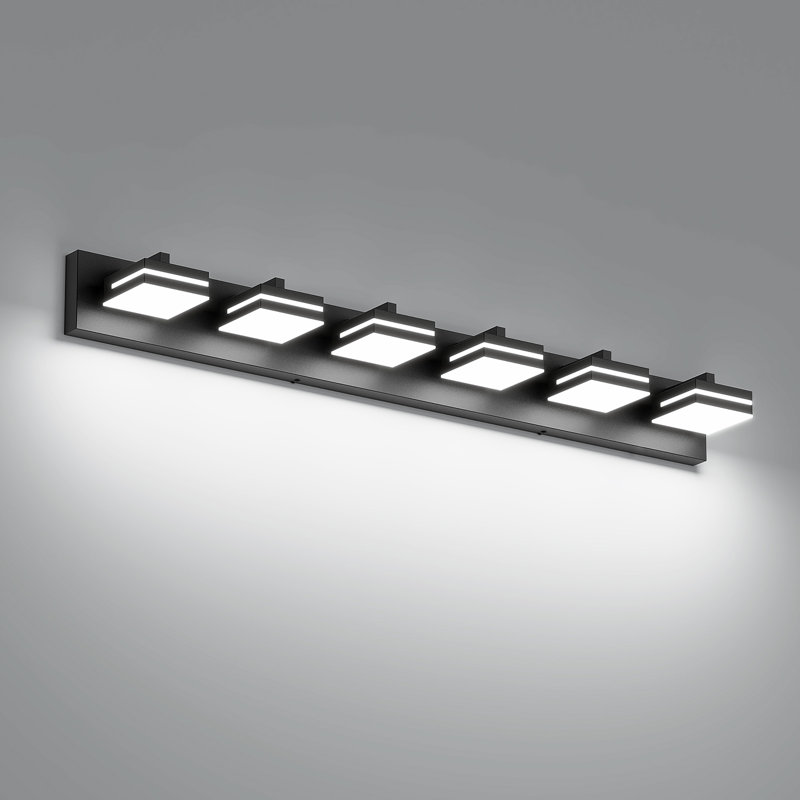 Dimmable Bathroom LED Vanity Light, 6 Lights