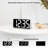 Alarm Clock For Bedroom, Large Big Numbers Display With Brightness Dimmer, Electric Bedside Desk Clock With USB Charging Port-2036385171