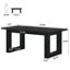 Bureau d'ordinateur de direction rectangulaire en bois 63 pouces-1716364055