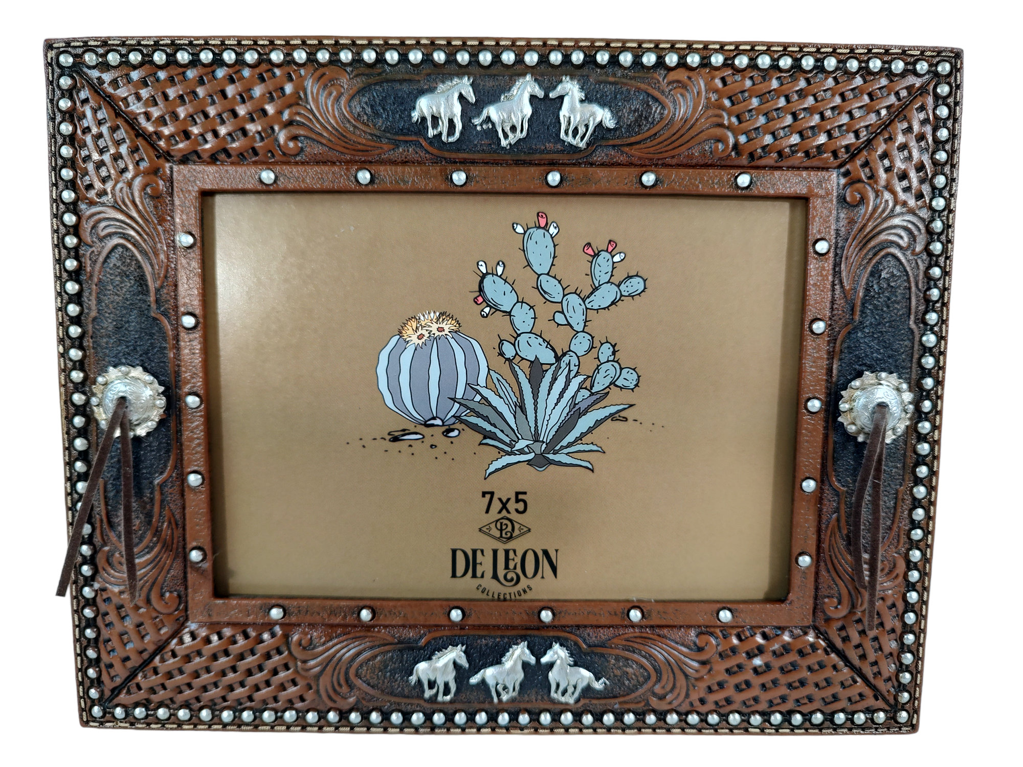 https://assets.wfcdn.com/im/66102512/compr-r85/2443/244311353/mikayel-tooled-leather-western-concho-rustic-horses-landscape-hanging-standing-photo-picture-frame.jpg